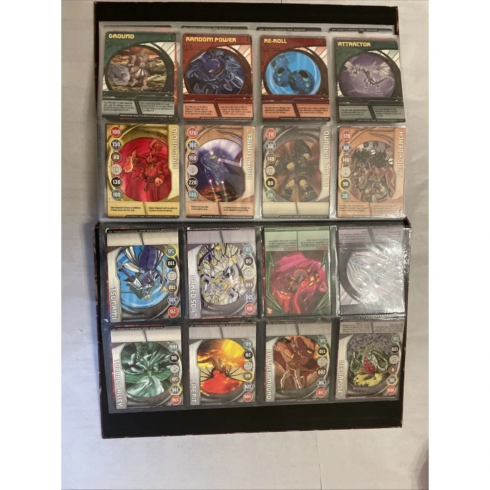 135 Cards | Bakugan Mixed Metal‎ Card Lot | Battle Brawler Binder